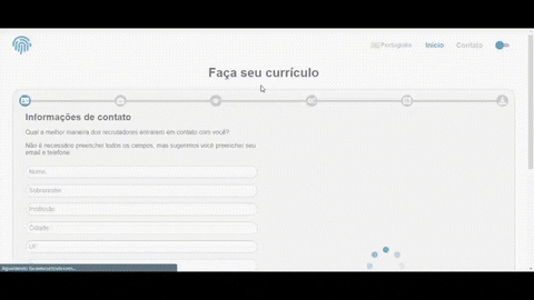 Faça seu currículo Faça seu currículo
